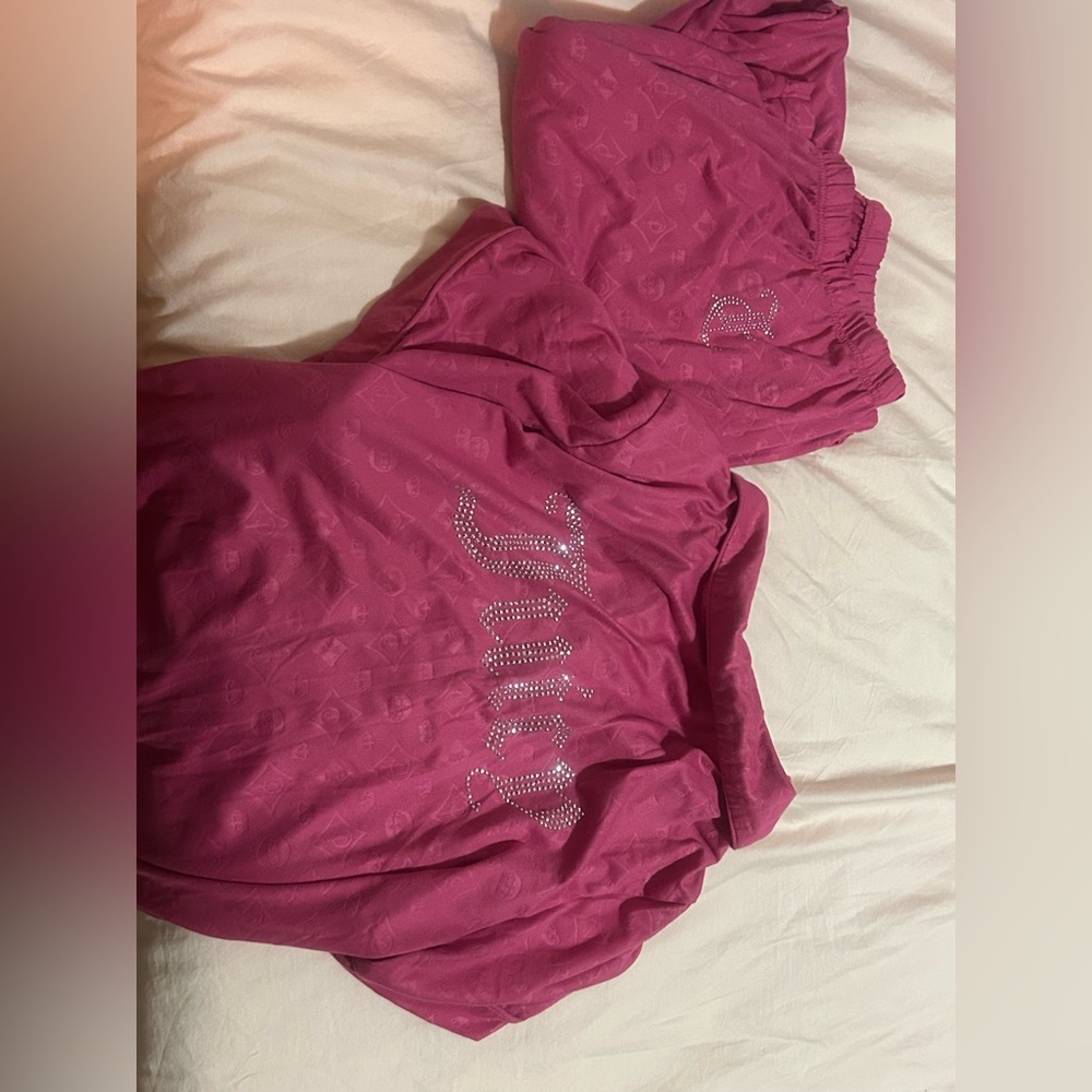 Pink Juicy couture pajama set XL - Picture 3 of 5